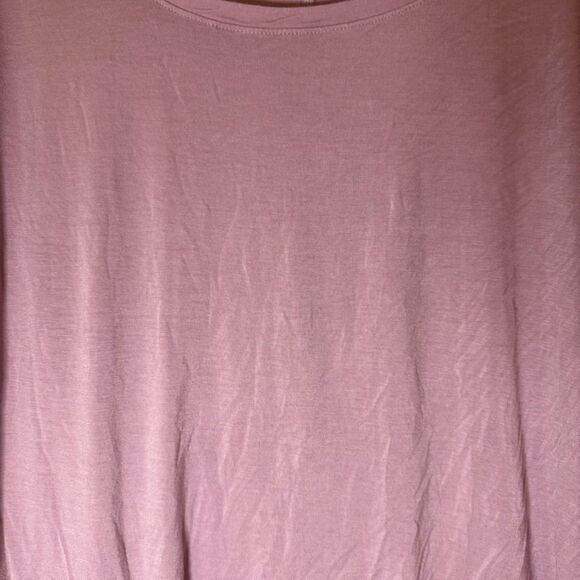 Soho Jeans NY & CO Pink Cold Shoulder Blouse Size M - Picture 4 of 5